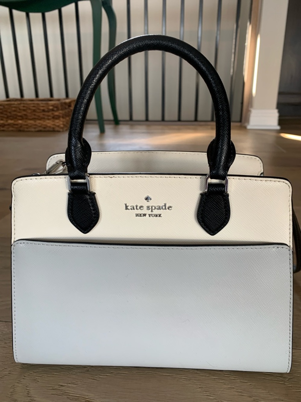 Kate Spade Madison Colorblock Saffiano Leather Satchel Crossbody Bag